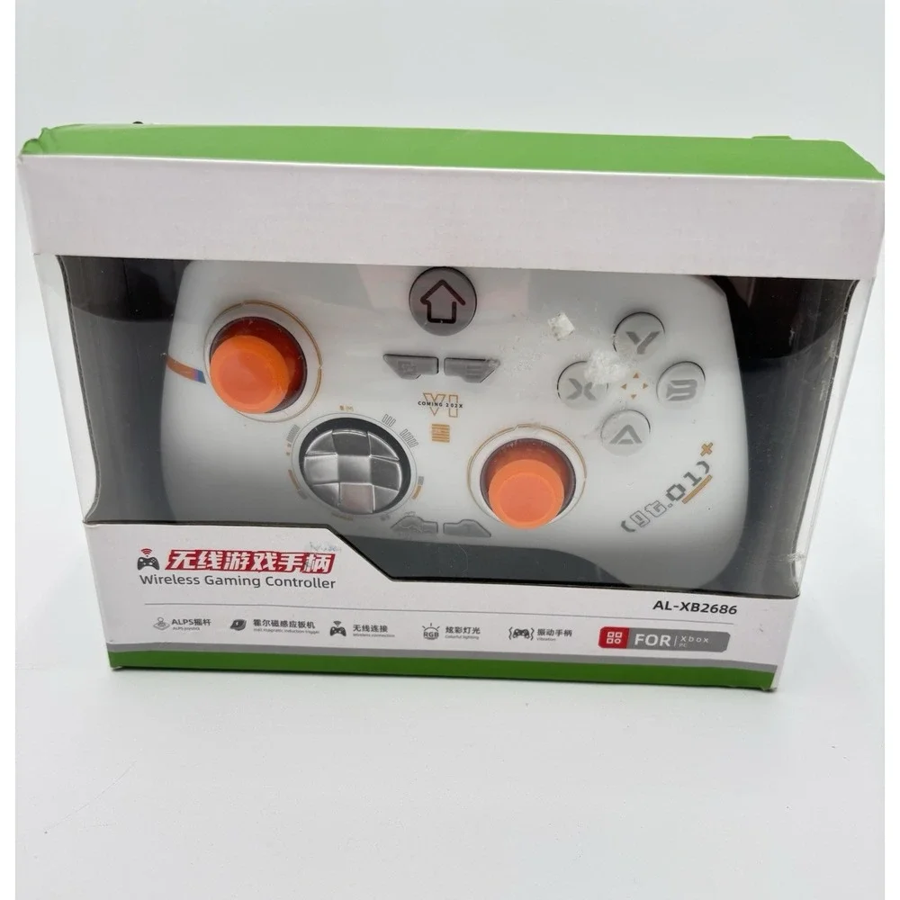 Wireless Gaming Controller AL-XB2686 RGB Turbo Hall Effect for Xbox PC Open Box